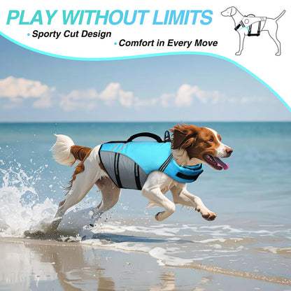 Dog Life Jacket with Sporty Lightweight Design
