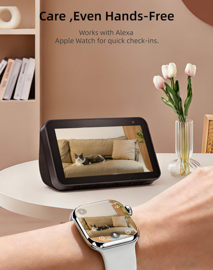Dual-Lens Pet Camera with Smart Indoor Monitoring