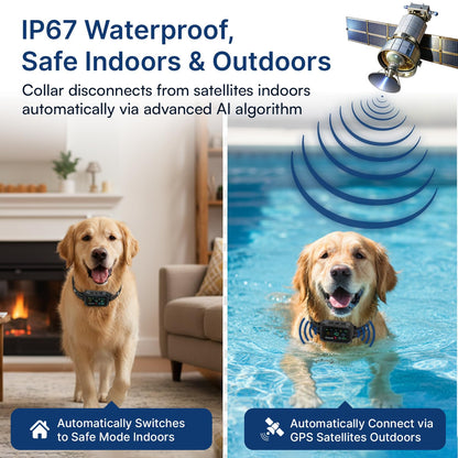 Smart GPS Dog Fence with Remote Training Control