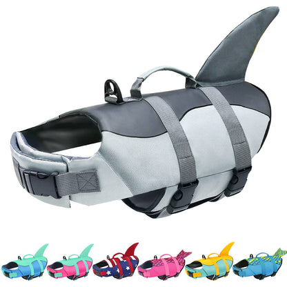 Dog Life Jacket with High Buoyancy Ripstop Design