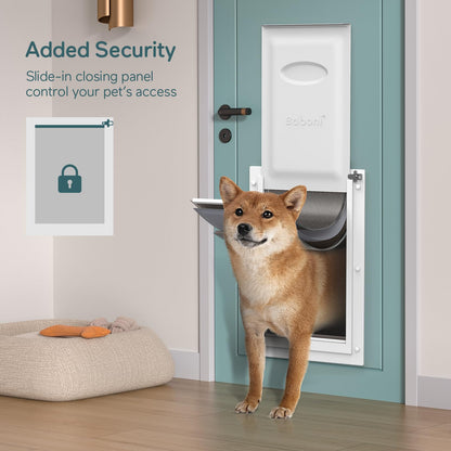 Dog Door with Secure and Durable Access Design