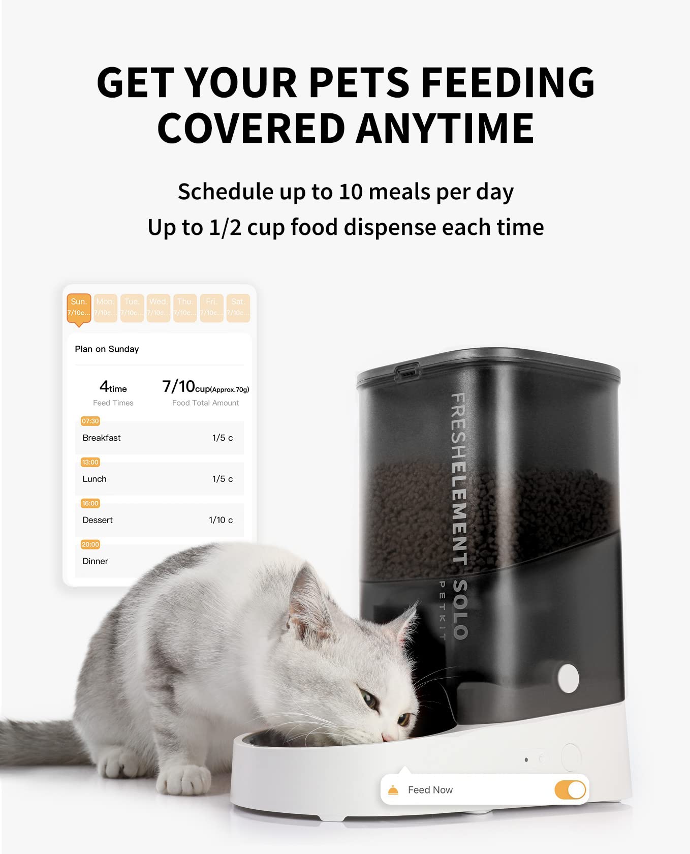 Automatic Pet Feeder with WiFi App Control