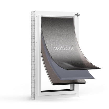 Dog Door with Secure and Durable Access Design
