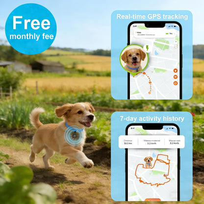 GPS Dog Tracker with Real-Time Location Tracking