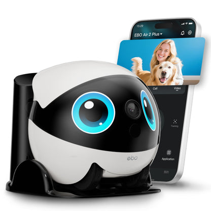 3K Robot Pet Camera with Smart Indoor Monitoring