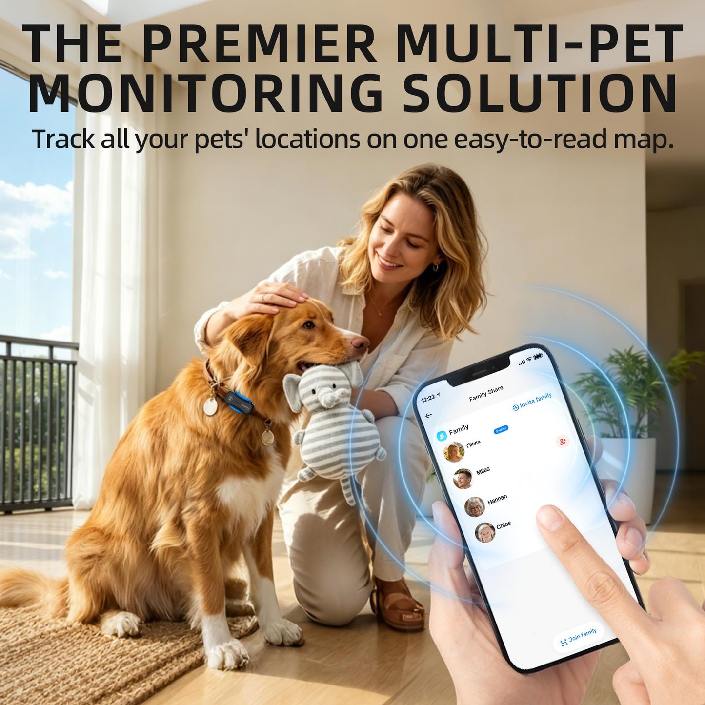 GPS Dog Tracker with Real-Time Location Monitoring