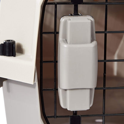 Plastic Pet Carrier with Secure Buckle Design