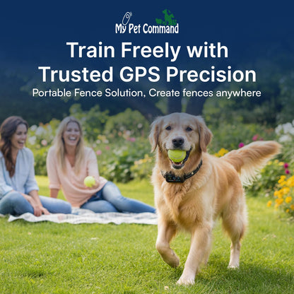 Smart GPS Dog Fence with Remote Training Control