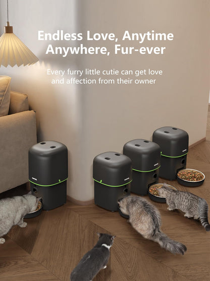 Automatic Pet Feeder with 180-Day Battery Life