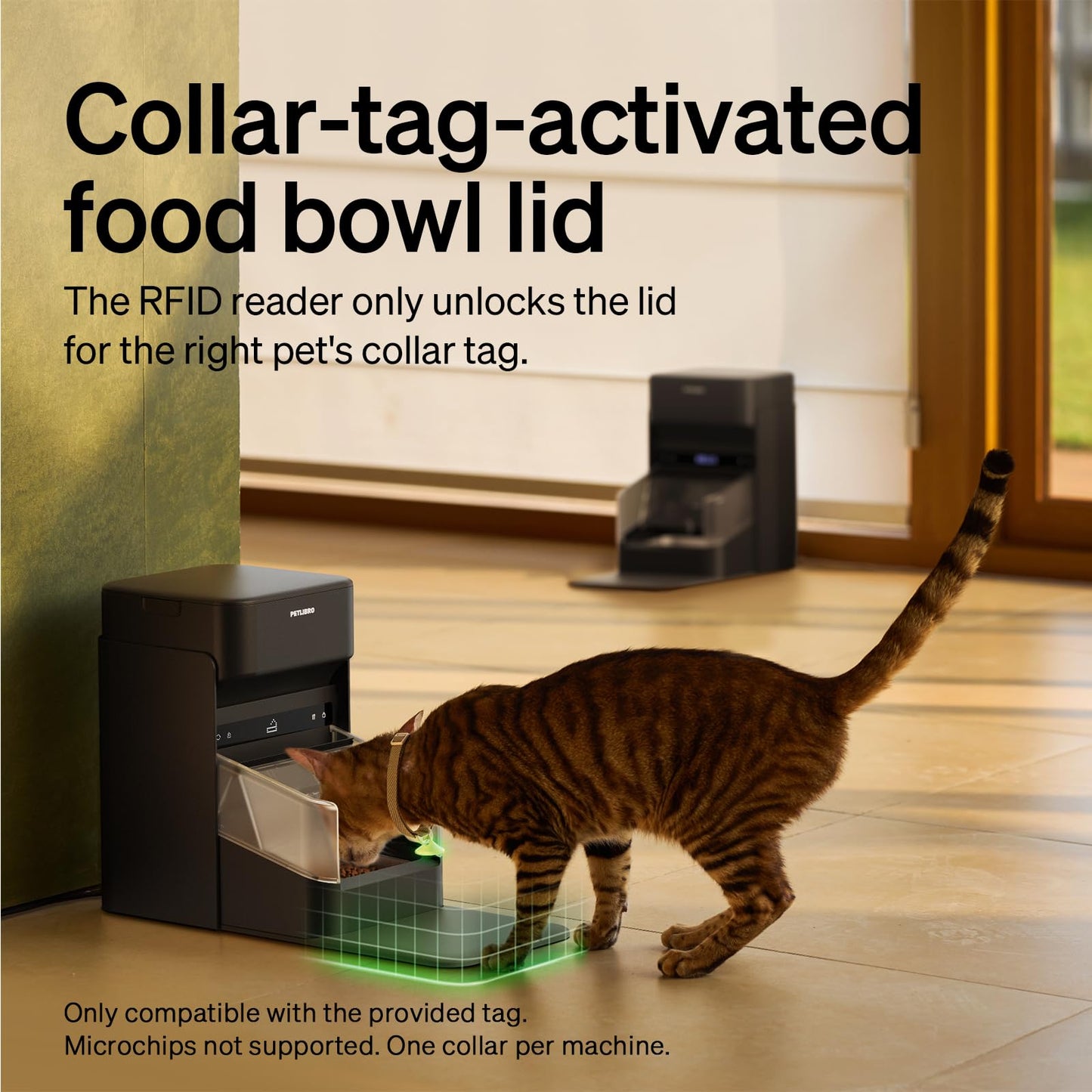 Automatic Pet Feeder with RFID Collar Tag Access