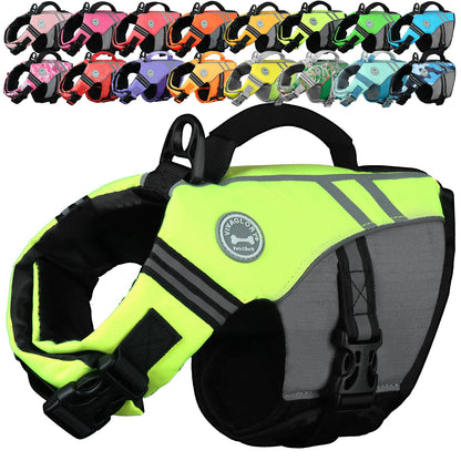 Dog Life Jacket with Sporty Lightweight Design
