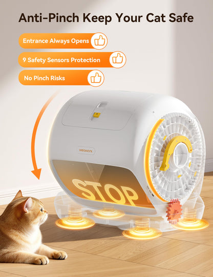 Self-Cleaning Litter Box with 106L Large Capacity
