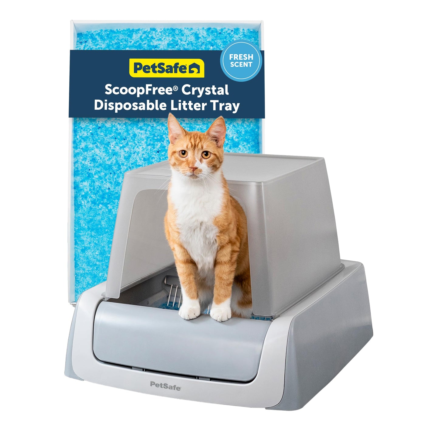 Smart Self-Cleaning Litter Box with App Monitoring