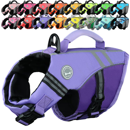 Dog Life Jacket with Sporty Lightweight Design
