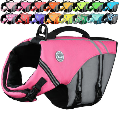 Dog Life Jacket with Sporty Lightweight Design