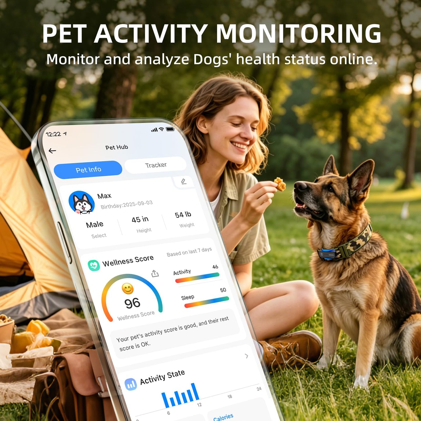 GPS Dog Tracker with Real-Time Location Monitoring