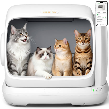 Self-Cleaning Litter Box with 106L Large Capacity