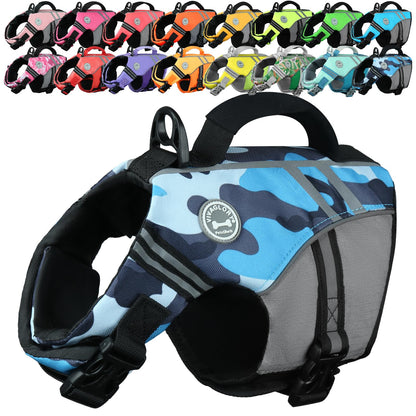 Dog Life Jacket with Sporty Lightweight Design