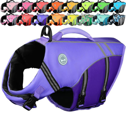 Dog Life Jacket with Sporty Lightweight Design