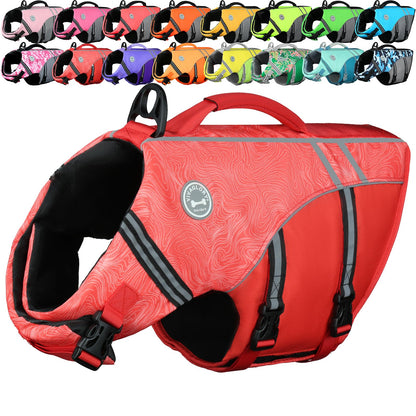 Dog Life Jacket with Sporty Lightweight Design