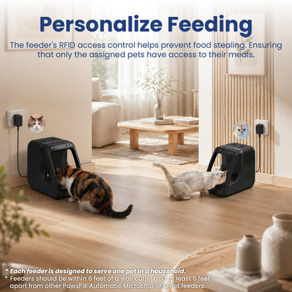 Automatic Cat Feeder with Microchip RFID Access