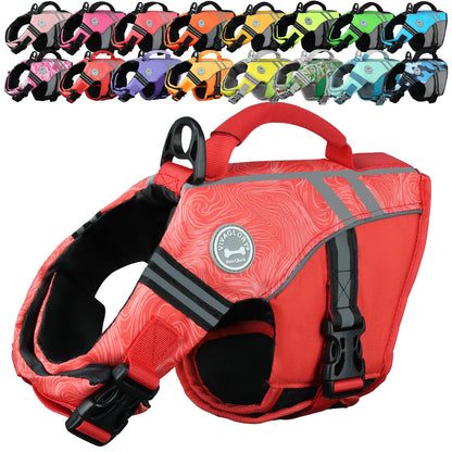Dog Life Jacket with Sporty Lightweight Design