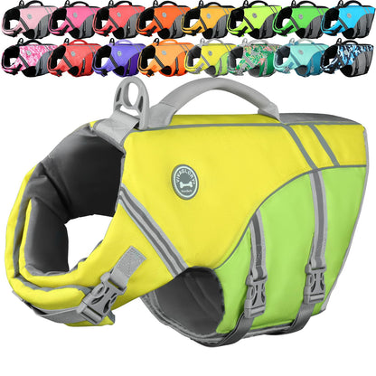 Dog Life Jacket with Sporty Lightweight Design