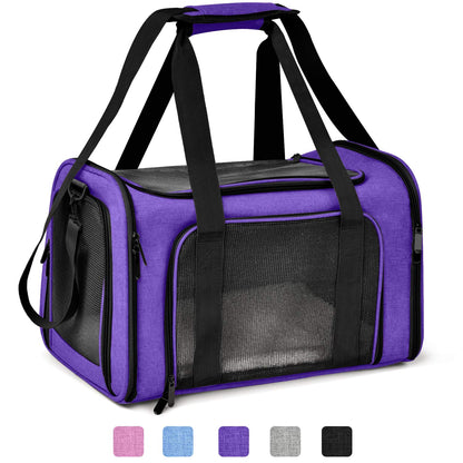 Soft-Sided Pet Carrier with Airline-Approved Design