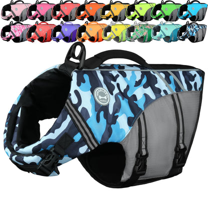 Dog Life Jacket with Sporty Lightweight Design