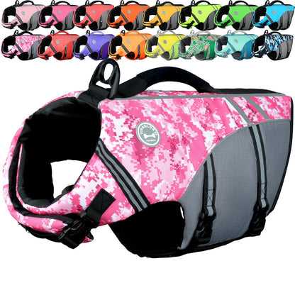 Dog Life Jacket with Sporty Lightweight Design