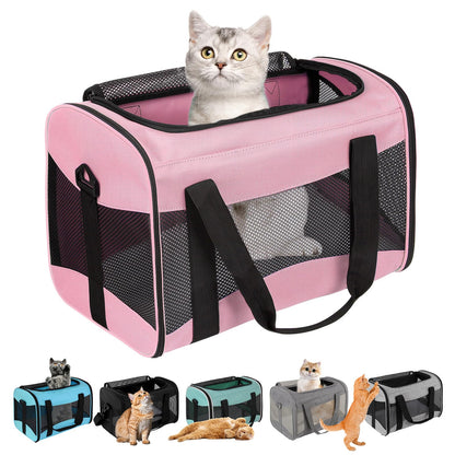 Airline-Approved Pet Carrier with Breathable Design