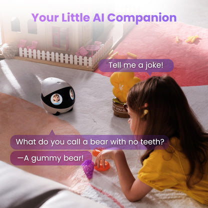 3K Robot Pet Camera with Smart Indoor Monitoring