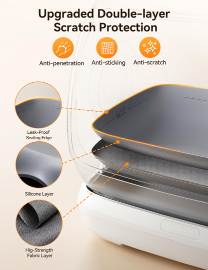Self-Cleaning Litter Box with 106L Large Capacity