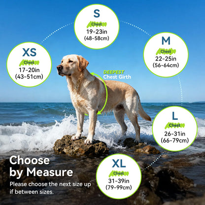 Dog Life Jacket with Sporty Lightweight Design