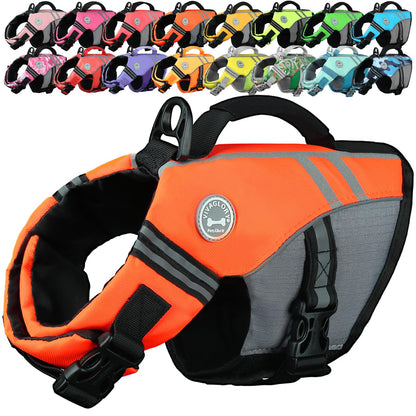 Dog Life Jacket with Sporty Lightweight Design