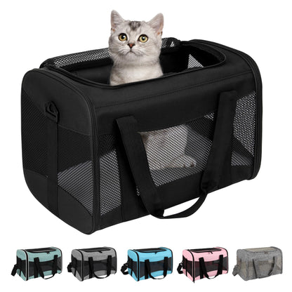 Airline-Approved Pet Carrier with Breathable Design