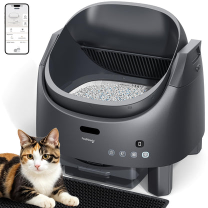 Smart Self-Cleaning Litter Box with App Control