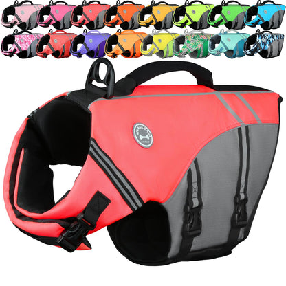 Dog Life Jacket with Sporty Lightweight Design