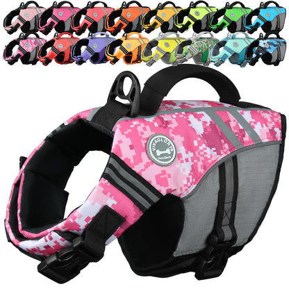 Dog Life Jacket with Sporty Lightweight Design