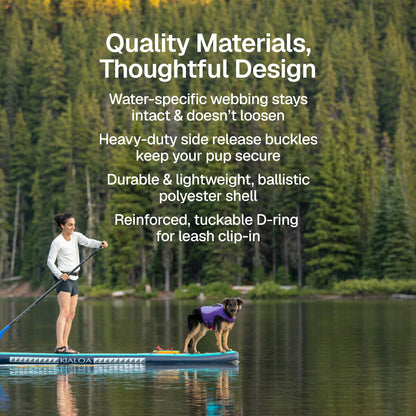 Dog Life Jacket with Supportive Float Coat Design