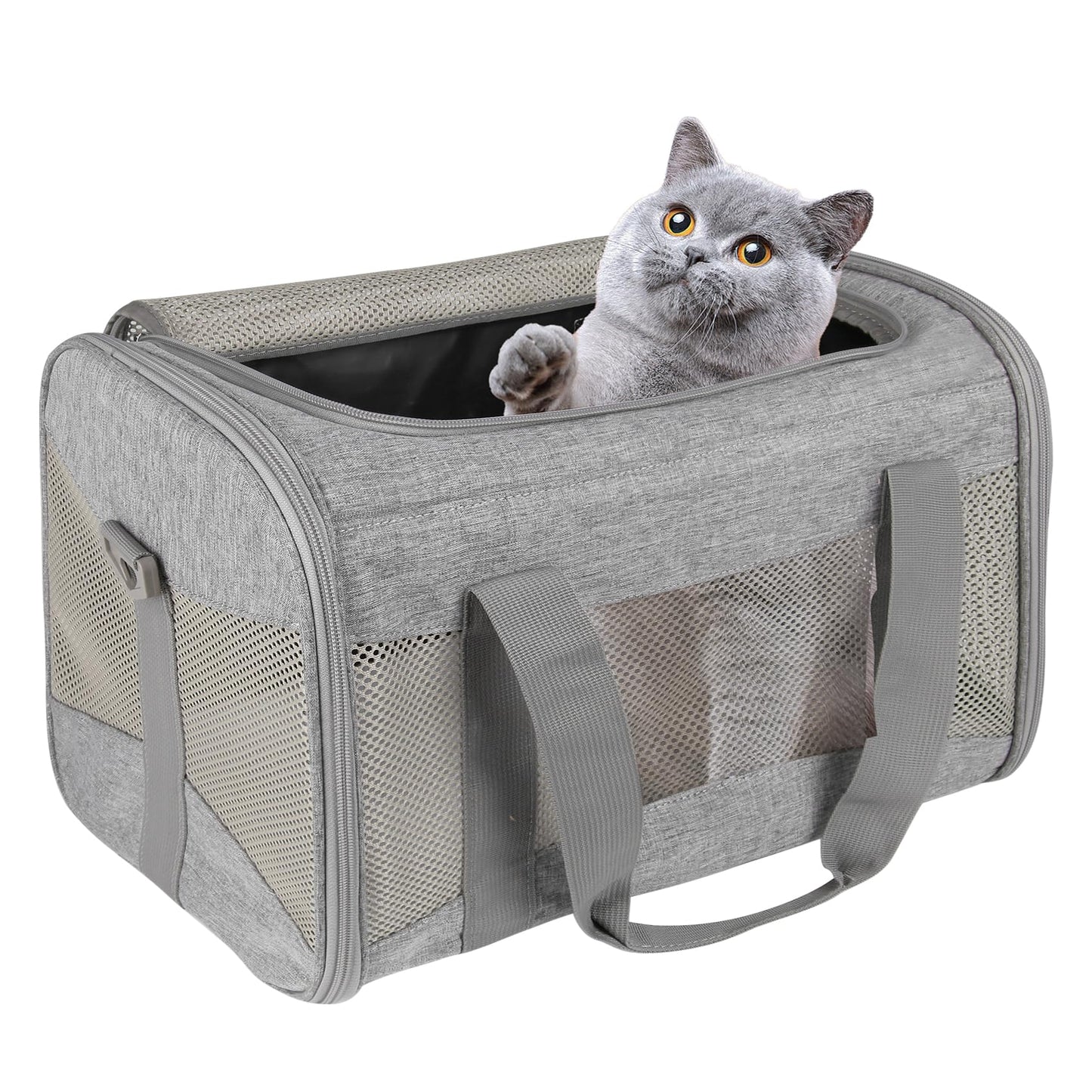 Airline-Approved Pet Carrier with Breathable Design