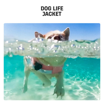 Dog Life Jacket with Grab Handle and Padded Fit