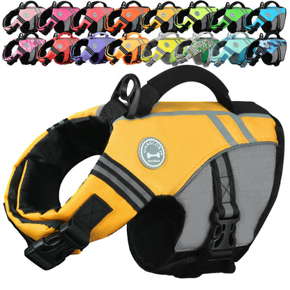 Dog Life Jacket with Sporty Lightweight Design