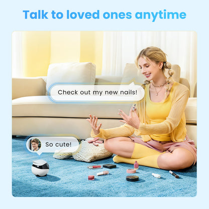 2K Mobile Pet Camera with Smart Robot Companion