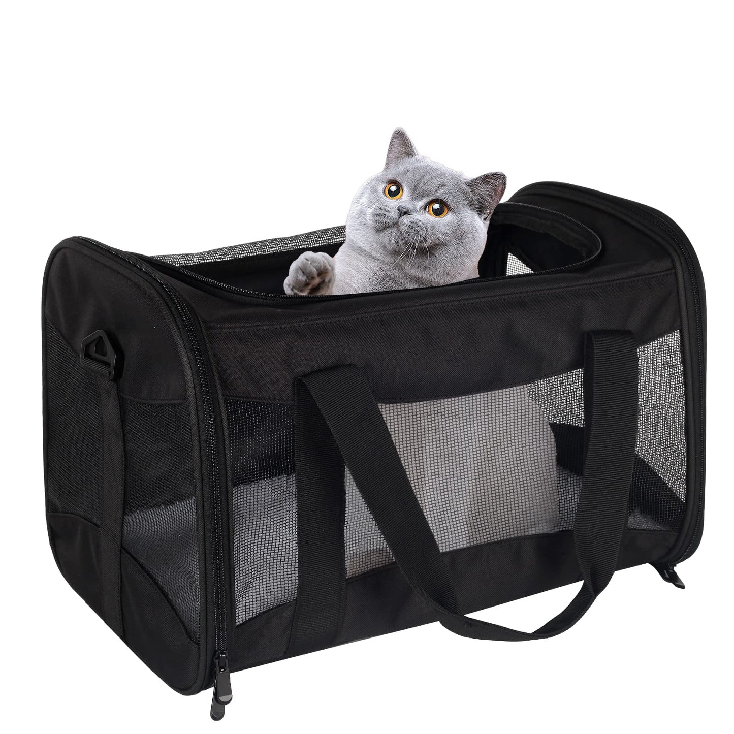 Airline-Approved Pet Carrier with Breathable Design