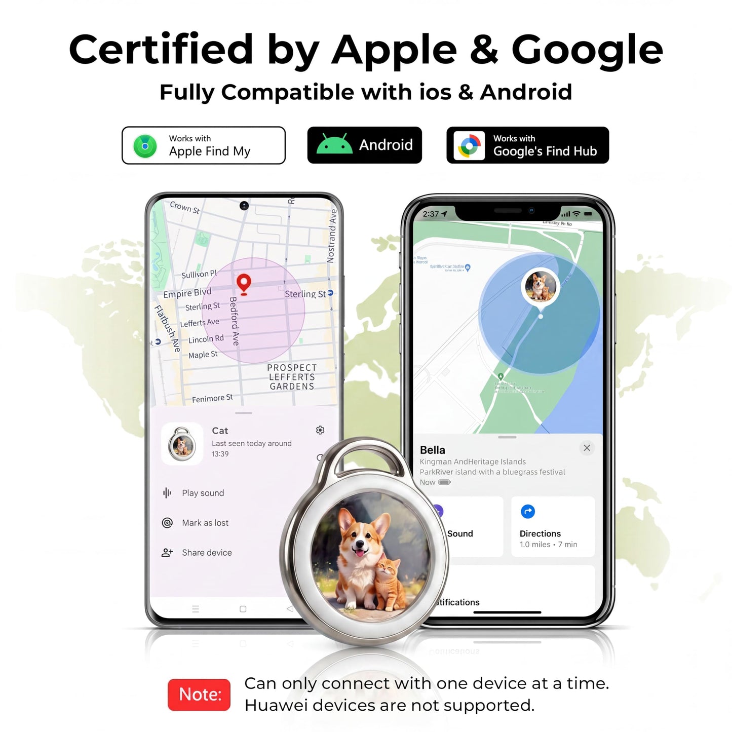GPS Pet Tracker with Real-Time Location Monitoring