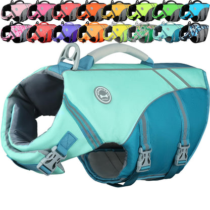 Dog Life Jacket with Sporty Lightweight Design